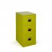 Steel 3 drawer contract filing cabinet 1016mm high - green DCF3GN