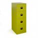 Steel 4 drawer contract filing cabinet 1321mm high - green DCF4GN