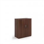 Systems double door cupboard 1200mm high - Walnut DD12W