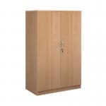 Systems double door cupboard 1600mm high - beech DD16B