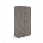 Systems double door cupboard 2000mm high - Grey Oak DD20GO