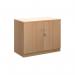 Systems double door cupboard 800mm high - beech DD8B