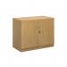 Systems double door cupboard 800mm high - oak DD8O