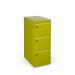 Steel 3 drawer executive filing cabinet 1016mm high - green DEF3GN