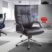 Derby high back executive chair - black faux leather DER300T1-BLK