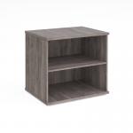 Deluxe desk high bookcase 600mm deep - grey oak DHBCGO