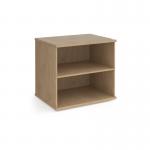 Deluxe desk high bookcase 600mm deep - Kendal Oak DHBCKO
