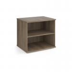 Deluxe desk high bookcase 600mm deep - Nebraska Oak DHBCNO