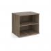 Deluxe desk high bookcase 600mm deep - Nebraska Oak DHBCNO