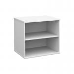 Deluxe desk high bookcase 600mm deep - white DHBCWH