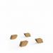 Universal cube storage unit feet - Giza wooden legs (pack of 4) DH-GZWBF