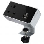 Desktop Power Module 1x 240v UK Socket 30W USB-C, 27W USB-A Black DM101S1-K