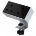 Desktop Power Module 2x 240v UK Sockets Black DM101S2-K