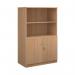 Deluxe combination unit with open top 1600mm high with 3 shelves - beech DO16B