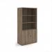 Deluxe combination unit with open top 2000mm high with 4 shelves - Nebraska Oak DO20NO