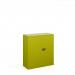 Steel contract cupboard with 1 shelf 1000mm high - green DSC40GN