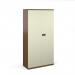 Steel contract cupboard with 3 shelves 1806mm high - coffeecream DSC72C