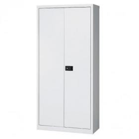 Steel contract cupboard with 3 shelves 1806mm high - goose grey DSC72G