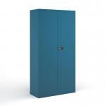 Steel contract cupboard with 4 shelves 1968mm high - blue DSC78BL