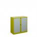 Bisley systems storage low tambour cupboard 1000mm high - green DST40GN