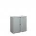 Bisley systems storage low tambour cupboard 1000mm high - silver DST40S