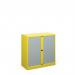 Bisley systems storage low tambour cupboard 1000mm high - yellow DST40YE