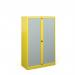 Bisley systems storage medium tambour cupboard 1570mm high - yellow DST65YE