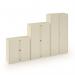 Bisley systems storage high tambour cupboard 1970mm high - white DST78WH