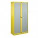 Bisley systems storage high tambour cupboard 1970mm high - yellow DST78YE