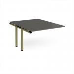 Adapt add on unit single 1200mm x 1600mm - green frame, storm grey top E1216-AB-GN-OG