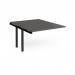 Adapt add on unit single 1200mm x 1600mm - black frame, storm grey top E1216-AB-K-OG