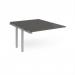Adapt add on unit single 1200mm x 1600mm - silver frame, storm grey top E1216-AB-S-OG