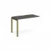 Adapt add on unit single 1200mm x 600mm - green frame, storm grey top E126-AB-GN-OG