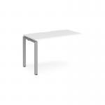 Adapt add on unit single 1200mm x 600mm - silver frame and white top