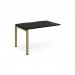 Adapt add on unit single 1200mm x 800mm - green frame, black top E128-AB-GN-BK