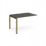 Adapt add on unit single 1200mm x 800mm - green frame, storm grey top E128-AB-GN-OG