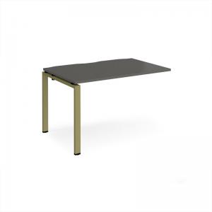 Adapt add on unit single 1200mm x 800mm - green frame, storm grey top