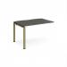 Adapt add on unit single 1200mm x 800mm - green frame, storm grey top E128-AB-GN-OG