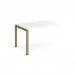 Adapt add on unit single 1200mm x 800mm - green frame, white top E128-AB-GN-WH