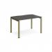 Adapt single desk 1200mm x 800mm - green frame, storm grey top E128-GN-OG