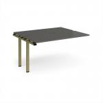 Adapt add on unit single 1400mm x 1200mm - green frame, storm grey top E1412-AB-GN-OG