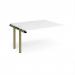 Adapt add on unit single 1400mm x 1200mm - green frame, white top E1412-AB-GN-WH