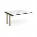 Adapt add on unit single 1400mm x 1200mm - green frame, white top, black edge E1412-AB-GN-WK