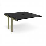 Adapt add on unit single 1400mm x 1600mm - green frame, black top E1416-AB-GN-BK