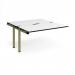 Adapt add on unit single 1400mm x 1600mm - green frame, white top, black edge E1416-AB-GN-WK