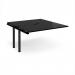 Adapt add on unit single 1400mm x 1600mm - black frame, black top E1416-AB-K-BK