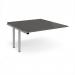 Adapt add on unit single 1400mm x 1600mm - silver frame, storm grey top E1416-AB-S-OG