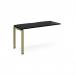 Adapt add on unit single 1400mm x 600mm - green frame, black top E146-AB-GN-BK
