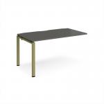 Adapt add on unit single 1400mm x 800mm - green frame, storm grey top E148-AB-GN-OG