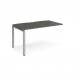 Adapt add on unit single 1400mm x 800mm - silver frame, storm grey top E148-AB-S-OG